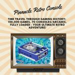 Retropie Batocera Raspberry Pi 4B Pinnacle Retro Game Console - 512GB Complete Build 70+ Consoles - 150,000 + Games Emulator Kit