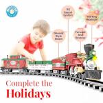 Lionel North Pole Central Ready-to-Play Freight Set, Battery-powered Model Train Set with Remote