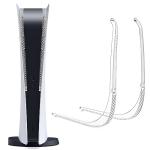 Chanvoo Dust Cover for PS5 Console Heatsink Barrier Pets Hair Anti-dust Filter Cover Compatible with Playstation 5 Disc/Digital (Clear) - Not for PS5 Slim