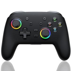 AROEVEIB Switch Controllers, Switch Pro Controller Support Dual Vibration/Motion Control/6-Axis Gyro, Compatible with Nintendo Switch/Switch Lite/OLED