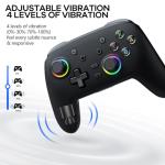 AROEVEIB Switch Controllers, Switch Pro Controller Support Dual Vibration/Motion Control/6-Axis Gyro, Compatible with Nintendo Switch/Switch Lite/OLED