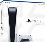 Playstation 5 Disc Version PS5 Console - 4K-TV Gaming, 120Hz 8K Output, 16GB GDDR6, 825GB SSD, WiFi 6, Bluetooth 5.1*