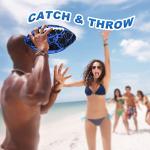 Jasonwell Pool Beach Water Football - Waterproof Football Strong Grip Fun Water Toys Games for Swimming Pool Beach Lake Park Backyard Outdoor Play for Kids Children Teens Adults Family 11.4In