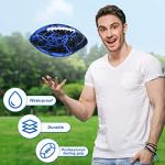 Jasonwell Pool Beach Water Football - Waterproof Football Strong Grip Fun Water Toys Games for Swimming Pool Beach Lake Park Backyard Outdoor Play for Kids Children Teens Adults Family 11.4In