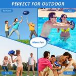 Jasonwell Pool Beach Water Football - Waterproof Football Strong Grip Fun Water Toys Games for Swimming Pool Beach Lake Park Backyard Outdoor Play for Kids Children Teens Adults Family 11.4In