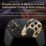 Dritrip Wireless Pro Controller Compatible with Switch/Switch Lite/Switch OLED, Switch Remote Gamepad with Joystick, Double Vibration, Wake-up and Motion Control