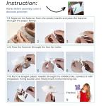 4E's Novelty DIY Pinwheels Craft for Kids (24 Pack) Color Your Own White Pinwheels, Bulk Summer Craft Kit for Boys & Girls, Arts and Craft Party Activity, Patriotic 4th of July Crafts