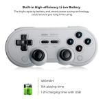 8Bitdo SN30 Pro Wireless Bluetooth Controller with Hall Effect Joystick Update, Compatible with Switch, PC, macOS, Android, Steam Deck & Raspberry Pi (Gray Edition)