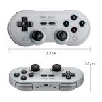 8Bitdo SN30 Pro Wireless Bluetooth Controller with Hall Effect Joystick Update, Compatible with Switch, PC, macOS, Android, Steam Deck & Raspberry Pi (Gray Edition)