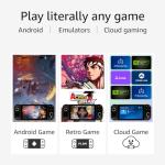 Pimax Portal Handheld Game Console with 4K 120Hz Display, Gaming Console for Android, Retro Video Games, Cloud Gaming, Handheld Emulator, 8G+256G, Black