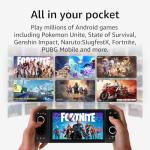 Pimax Portal Handheld Game Console with 4K 120Hz Display, Gaming Console for Android, Retro Video Games, Cloud Gaming, Handheld Emulator, 8G+256G, Black