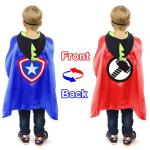 Superhero Toys for Ages 3-10 - Kids' Capes, Masks & Costumes - Perfect for Gift, Christmas, Halloween, and Cosplay Fun for Boys and Girls (Double-sided purple five-piece set)