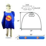 RioRand Kids Superhero Capes Set Toys for Boys Girls Party Supplies Christmas Halloween Gifts 8-PACK