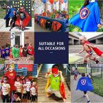 RioRand Kids Superhero Capes Set Toys for Boys Girls Party Supplies Christmas Halloween Gifts 8-PACK
