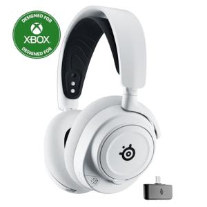 SteelSeries Arctis Nova 7X Wireless Multi-Platform Gaming Headset — Neodymium Magnetic Drivers — 2.4GHz+Bluetooth — 38Hr USB-C Battery — AI Mic — Xbox Series X|S, PC, PS5, Switch, VR, Mobile - White