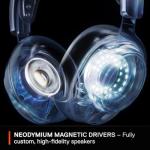 SteelSeries Arctis Nova 7X Wireless Multi-Platform Gaming Headset — Neodymium Magnetic Drivers — 2.4GHz+Bluetooth — 38Hr USB-C Battery — AI Mic — Xbox Series X|S, PC, PS5, Switch, VR, Mobile - White