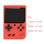 Handheld Game Console Retro Video Mini Games Box, with 400 in1 Classical Games 3.0-Inch Color Screen Support for Connecting TV ,Gift Christmas Birthday Presents for Kids, Adults (red3)