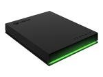 Seagate Game Drive for Xbox 2TB External Hard Drive Portable HDD - USB 3.2 Gen 1, Black with built-in green LED bar , Xbox Certified, 3 year Rescue Services (STKX2000400)