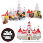 THE SUPER MARIO BROS. MOVIE – Mushroom Kingdom Castle Playset with Mini 1.25” Mario and Princess Peach Figures