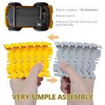 Kids Construction Toys 253 PCS Race Tracks Toy for 3 4 5 6 7 8 Year Old Boys Girls, 5 PCS Truck Car and Flexible Track Play Set Create A Engineering Road Games Toddler Best Gift