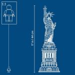 LEGO Architecture Statue of Liberty 21042 Model Building Set - Collectible New York City Souvenir, Creative Home Décor or Office Centerpiece, Great Gift Idea for Adults and Teens