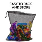 NATIONAL GEOGRAPHIC Glowing Marble Run – Construction Set with 15 Glow in the Dark Glass Marbles & Storage Bag, STEM Gifts for Boys and Girls, Building Project Toy (Amazon Exclusive)