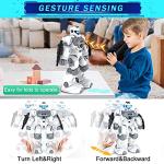 VAV Toys for 6-10 Year Old Boys Girls, Rechargeable Remote Control Robot Toy, Intelligent Programmable RC Robot with 2.4GHz Gesture Sensing, Christmas Birthday Gifts for Kids Age 6 7 8 9 10