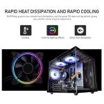 suevery Gaming PC AMD Ryzen5 3500U Quad-Core Processor（UP to 3.7GHz）,16GB DDR4 RAM, 512GB NVMe SSD, AMD Radeon Vega 8 Graphics,Windows 11 Home Desktop Computers Black