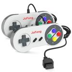 JoFong Retro Classic Controller, Suitable for AV 620, HD 621 HD 821 Classic Game Consoles Plug-and-Play Wired Video Gamepad-9 Pin Plug 2 Packs