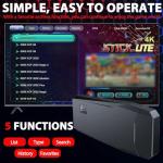Upgrade Wireless Retro Game Console Stick, ZeroStory Retro Video Game Console Stick Built in 20000+ Games with 15 Emulators, 4K HDMI Output with 2 2.4G Wireless Controllers (64GB Memory Card)