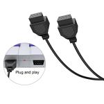 JoFong Retro Classic Controller, Suitable for AV 620, HD 621 HD 821 Classic Game Consoles Plug-and-Play Wired Video Gamepad-9 Pin Plug 2 Packs