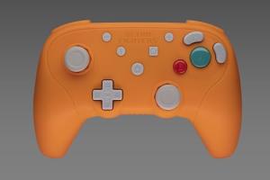 Retro Fighters BattlerGC Wireless Controller - Gamecube, Game Boy Player, Switch & PC Compatible (Orange)