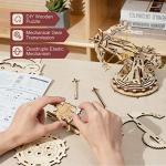 Rowood 3D Puzzles for Adults Teens, DIY Catapult Mechanical Wooden Model Kits to Build, Birthday Choice