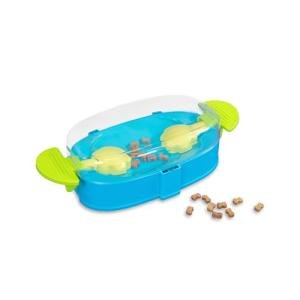 Outward Hound Nina Ottosson Paw N' Play Interactive Dog Treat Puzzle, Level 2 Intermediate Dog Enrichment Dog Toy, Blue, Small
