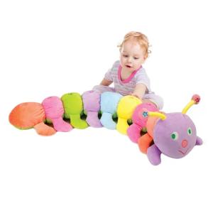 Bundaloo Jumbo Musical Caterpillar Plush Toy - Plays Fun Songs and 8 Musical Key Notes | for Children & Toddlers