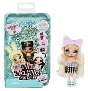 Na! Na! Na! Surprise Minis Series 2-4" Fashion Doll - Mystery Packaging with Confetti Surprise, Includes Doll, Outfit, Shoes, Poseable, Great Toy Gift for Kids Girls Boys Ages 4 5 6 7 8+ Years