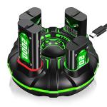Rechargeable Battery Pack for Xbox Controller, （4x4800mWh)4x2000mAh Rechargeable Batteries for Xbox Controller Charger Station for Xbox One/Xbox Series X|S/Xbox One S|X/Xbox One Elite Controllers