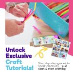 Blue Squid Craft Supplies for Kids - 3000+pcs in The Ultimate Arts and Crafts Box - This Deluxe Art Supply Kit & Craft Set is Perfect for Young Artists of Ages 4,5,6,7,8,9,10,11,12