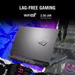 ASUS ROG Strix G15 (2022) Gaming Laptop, 15” 16:10 FHD 144Hz, GeForce RTX 3050, AMD Ryzen™ 7 6800H/HS, 16GB DDR5, 512GB PCIe SSD, Wi-Fi 6E, Windows 11, G513RC-ES73, Eclipse Gray