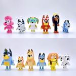 BounceBlisse 12 Pcs Wolfs-blueye Family & Friends Action Figures Toys playset Joint Movable Figures Wolves Action Figures for Party Supplies, Gifts, Cake & Room Decoration 2.5 Inch – 3.54 Inch