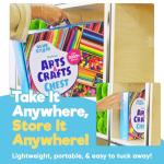 Blue Squid Craft Supplies for Kids - 3000+pcs in The Ultimate Arts and Crafts Box - This Deluxe Art Supply Kit & Craft Set is Perfect for Young Artists of Ages 4,5,6,7,8,9,10,11,12
