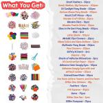 3000+ Pcs Arts and Crafts Supplies for Kids - Kids Craft kit for Boys & Girls - The Ultimate Craft Box Set with 99 Activities Book for Ages 4-6, 6-8, 8-12