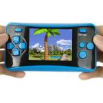 X-JOYKIDS QS17Blue Handheld Game for Kids Portable Retro Video Game Player Built-in 182 Classic Games 2.5 inches LCD Screen Family Recreation Arcade Gaming System Birthday Present for Children