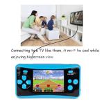 X-JOYKIDS QS17Blue Handheld Game for Kids Portable Retro Video Game Player Built-in 182 Classic Games 2.5 inches LCD Screen Family Recreation Arcade Gaming System Birthday Present for Children