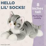 Bearington Lil’ Socks Cat 8 Inch Cat Plush - Cat Plushies - Toy Cat