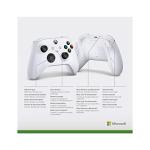 Xbox Core Wireless Gaming Controller – Robot White– Xbox Series X|S, Xbox One, Windows PC, Android, and iOS