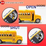 KIDAMI Die-cast Metal Toy Cars Set of 5, Openable Doors, Pull Back Cars Ambulance, Gift Pack for Kids (Official Car Ⅱ)