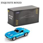 TOKAXI 1/36 Scale 1963 Chevy Corvette Diecast Cars Models,Pull Back Vehicles Toy Cars,Cars Gifts for Boys Girls