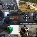SANGDER Wireless Controller Compatible With Xbox One, Xbox Series X/S, Xbox One X/S、PC with 2.4GHZ Wireless Adapter Gamepad（with Audio Jack）