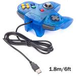 miadore 2 Packs USB Retro Controllers for N64 Gaming, PC Classic N64 Game Pad Joypad for Windows PC MAC Raspberry Pi